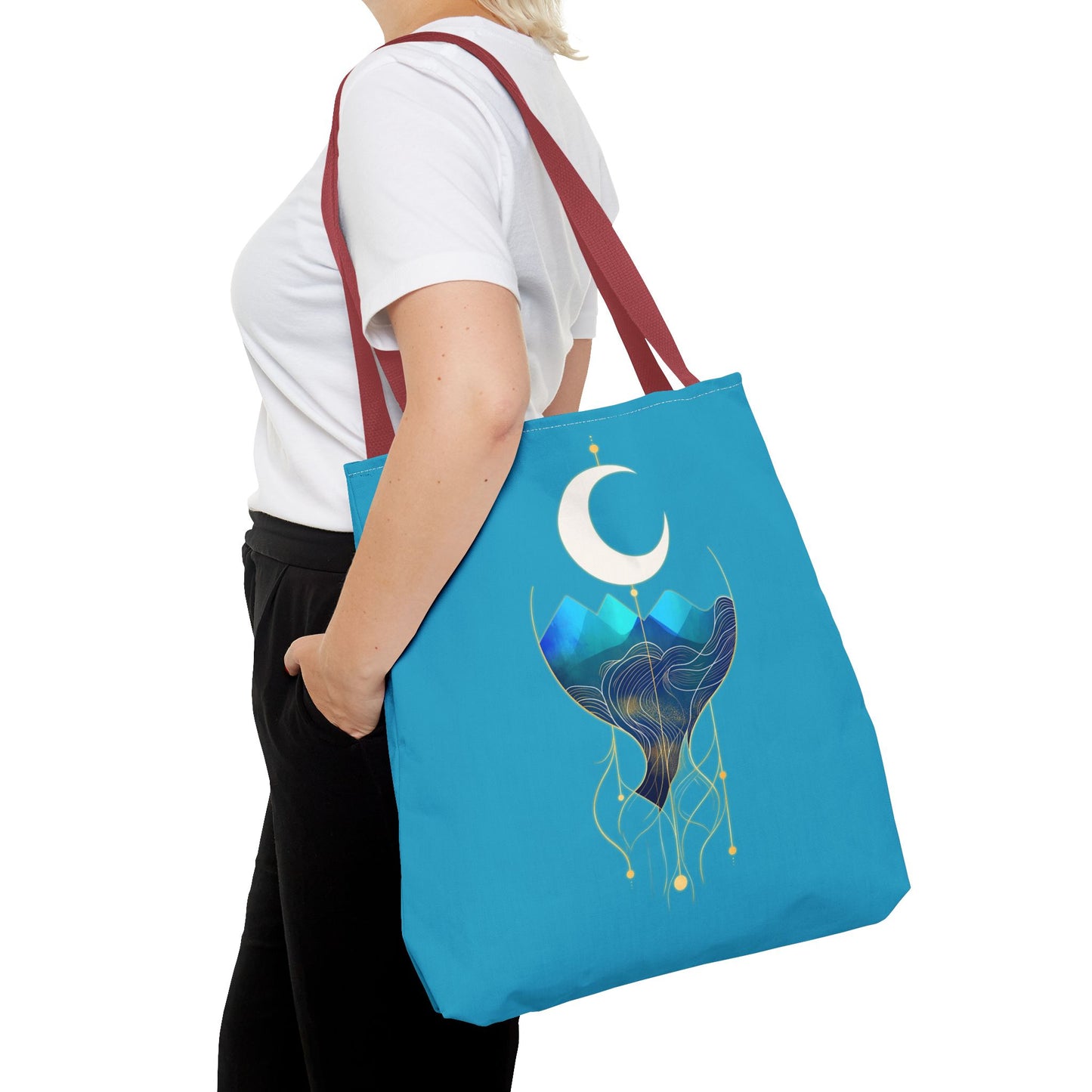 Celestial Waves Tote Bag
