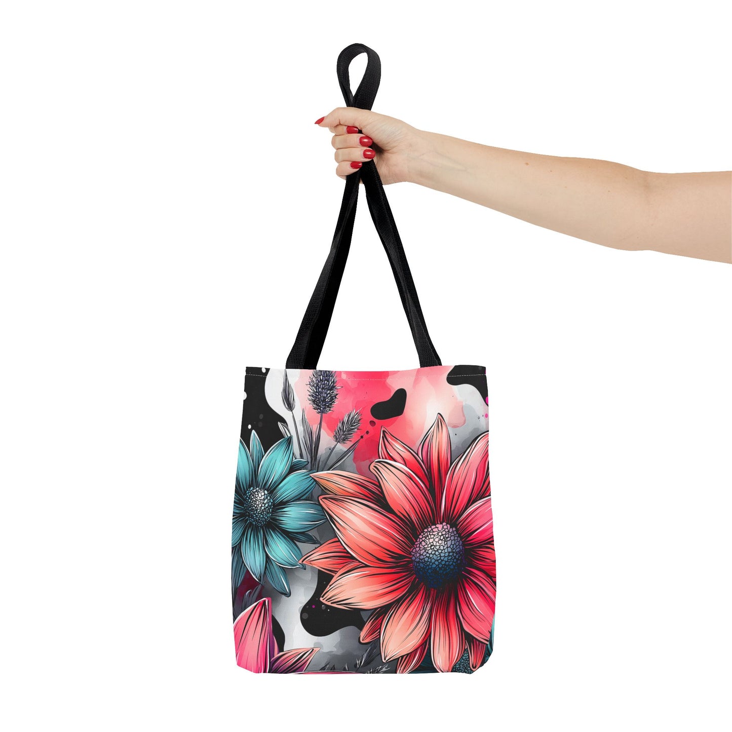 Vibrant Floral Tote Bag