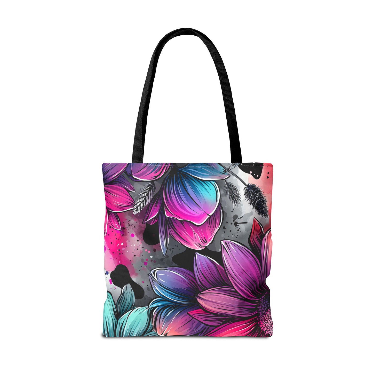 Vibrant Floral Tote Bag