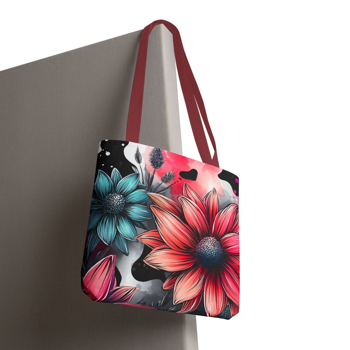 Vibrant Floral Tote Bag