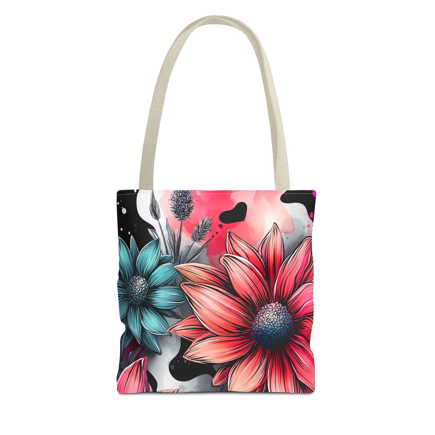 Vibrant Floral Tote Bag