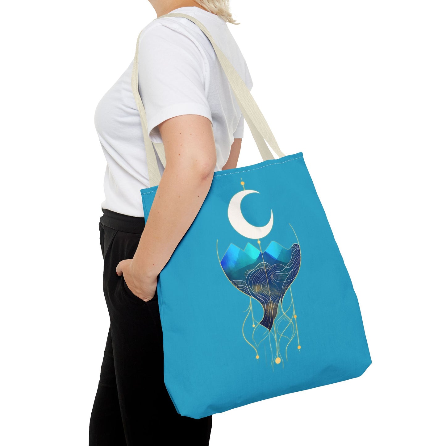 Celestial Waves Tote Bag