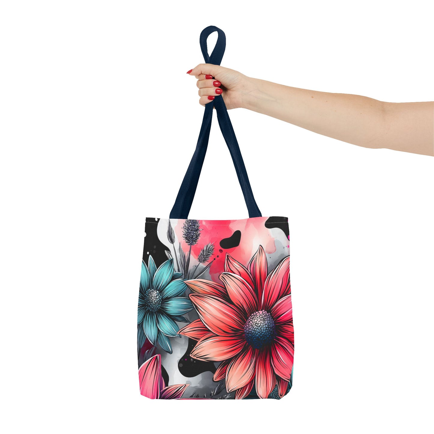Vibrant Floral Tote Bag