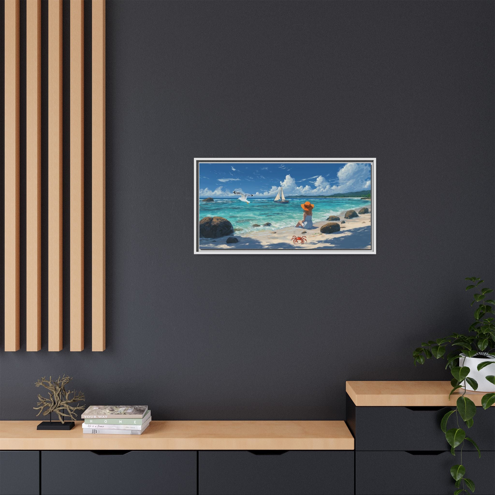 Beach Vibe Wall Art Coastal Landscape