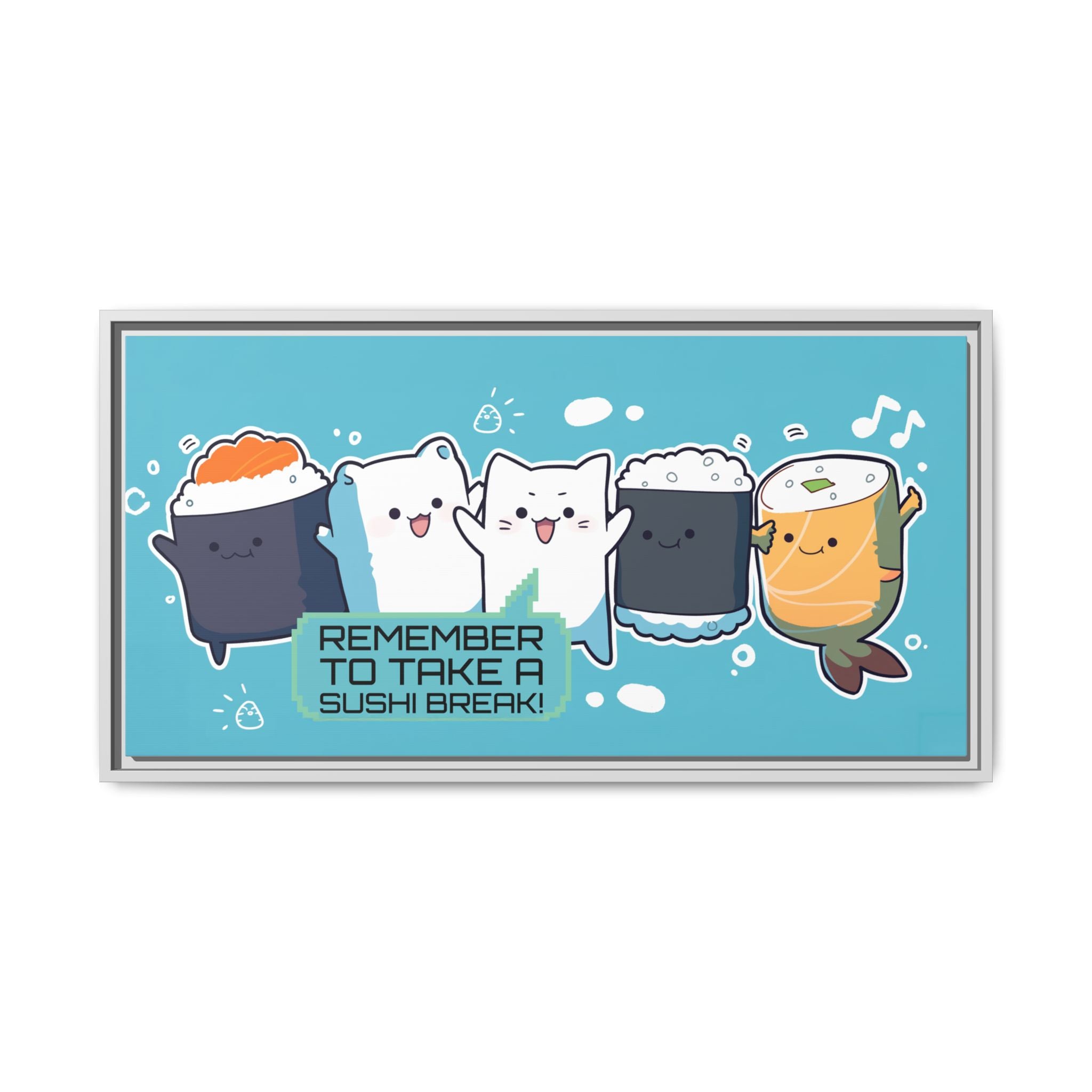 Sushi Break Canvas Art