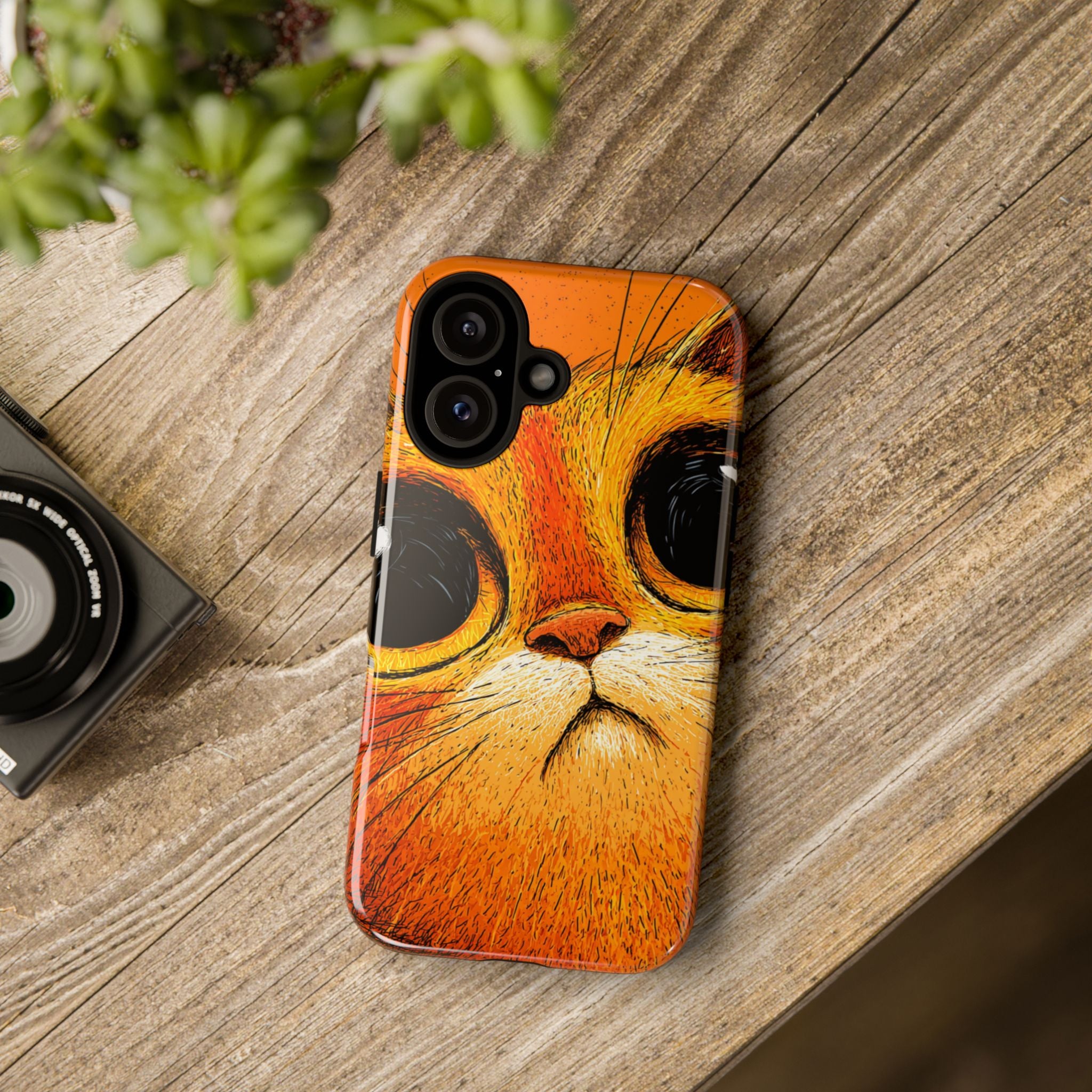 Whimsical Cat Phone Case