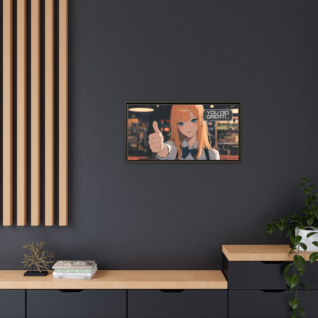 Motivational Framed Canvas Wall Art