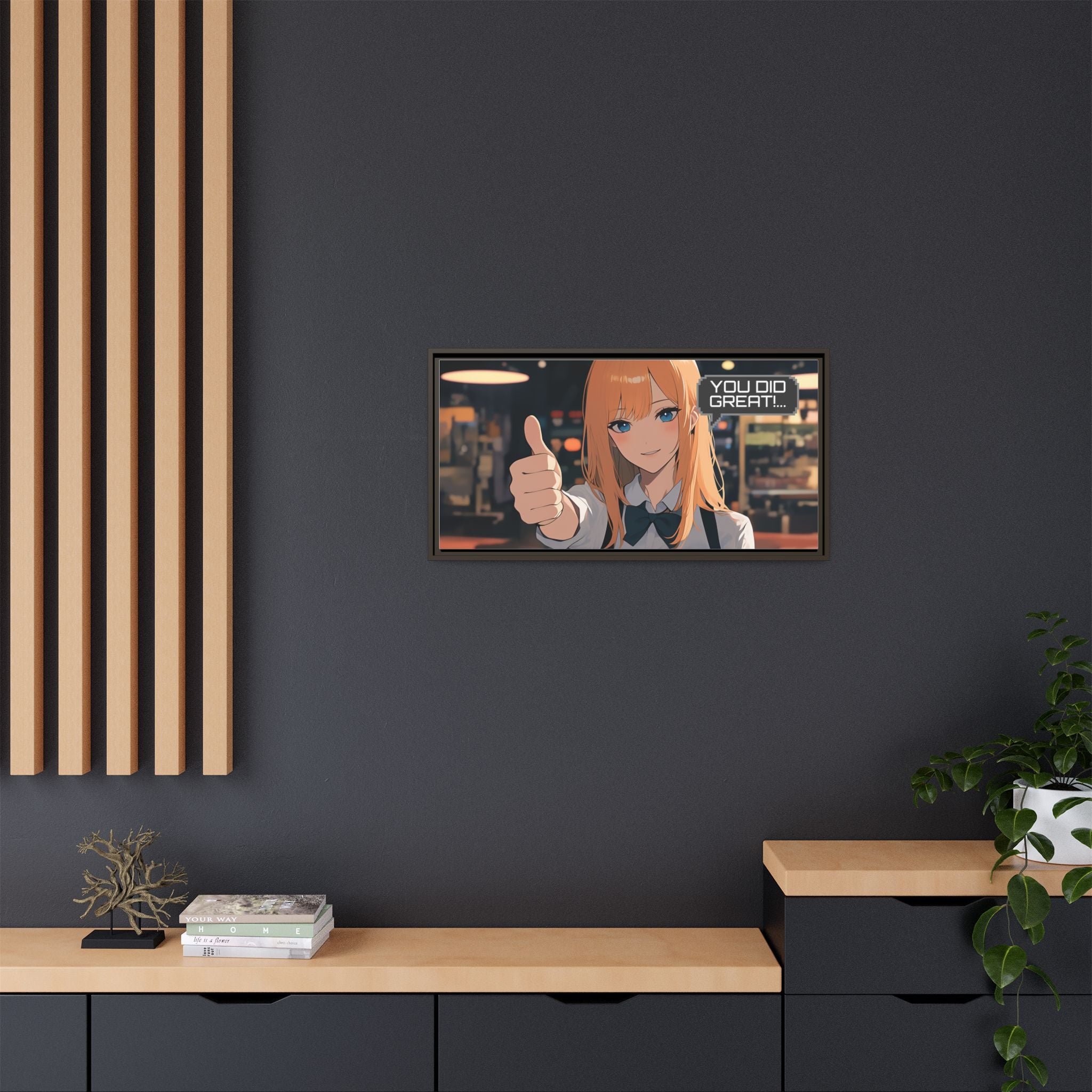 Motivational Framed Canvas Wall Art