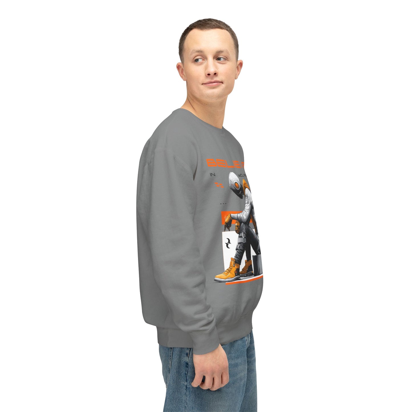 Inspirational Unisex Lightweight Crewneck Sweatshirt