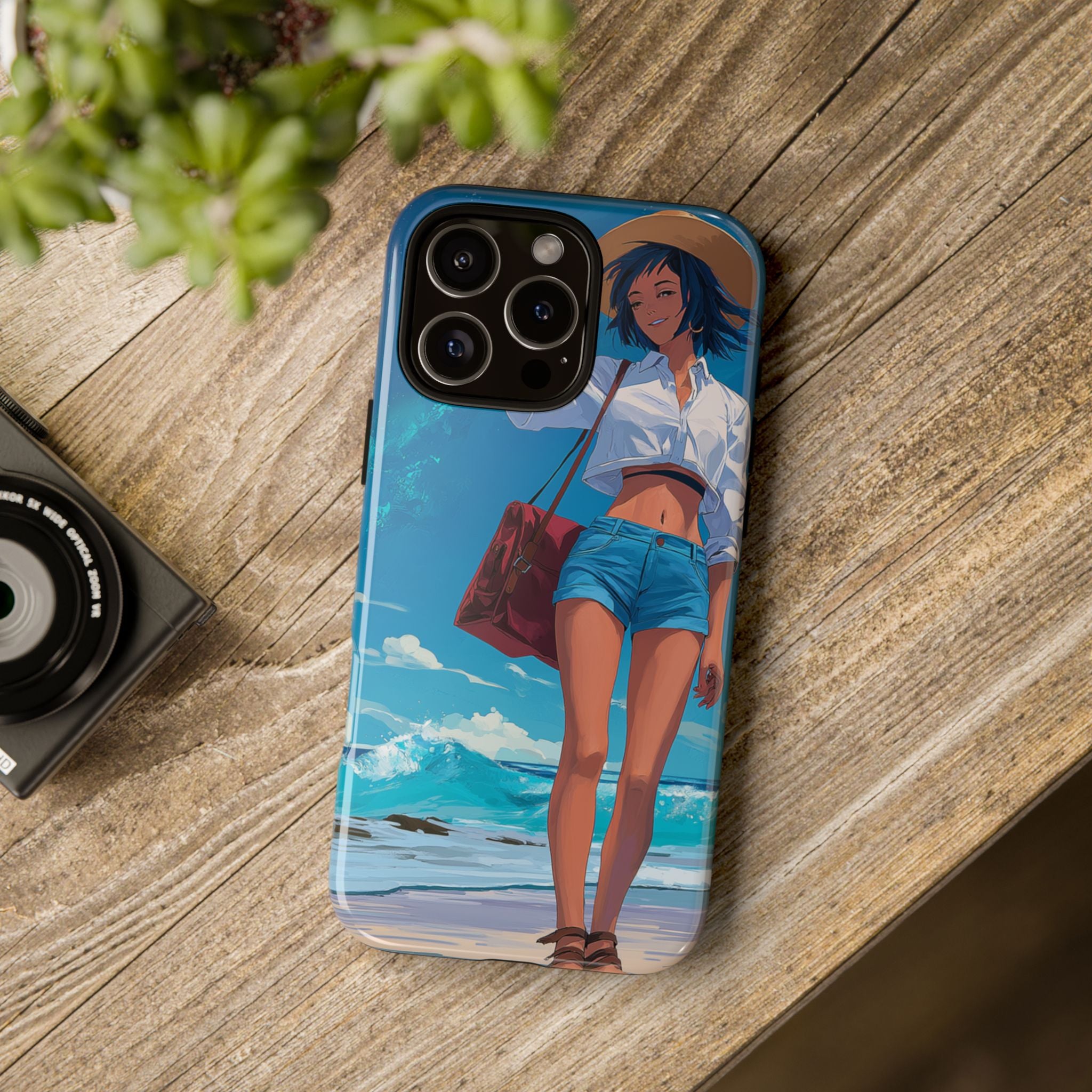 Tough Cases: Stylish Phone Case with Beach Vibe