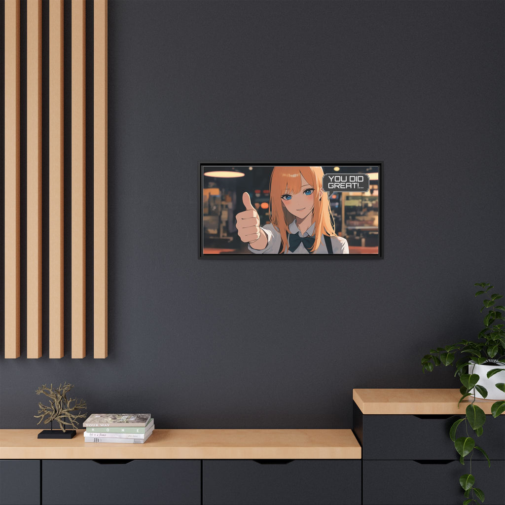 Motivational Framed Canvas Wall Art