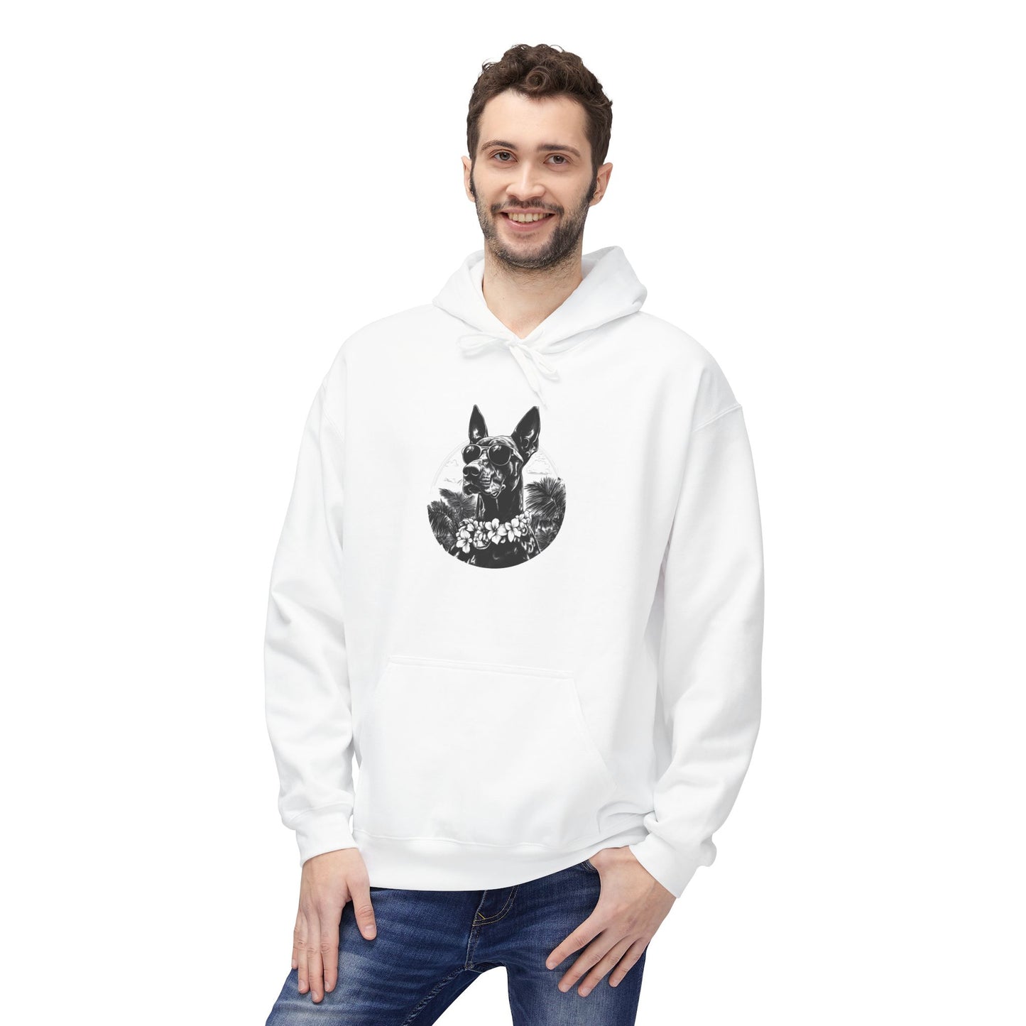 Cozy Nature-Inspired Fleece Hoodie