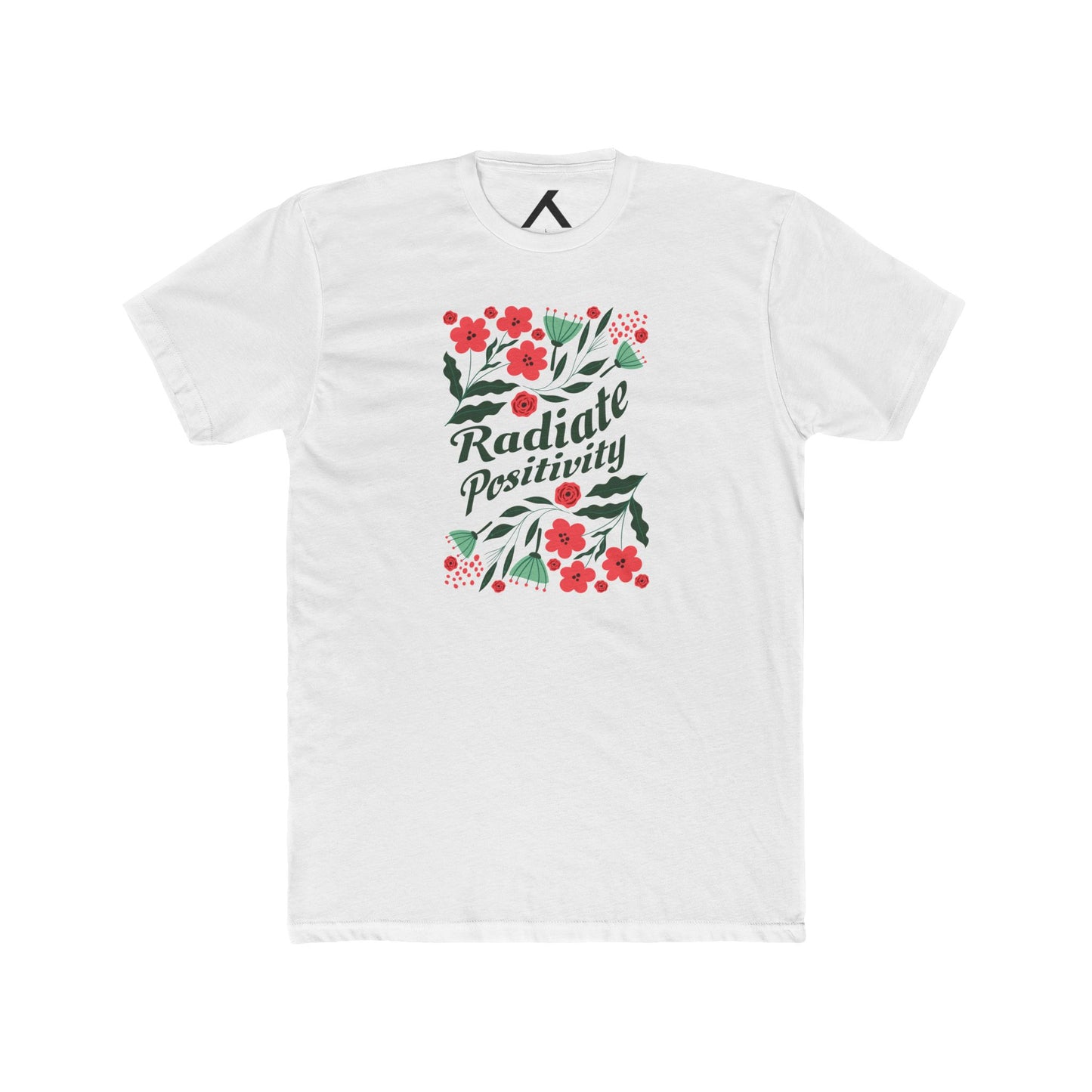 Radiate Positivity Unisex Cotton Crew Tee