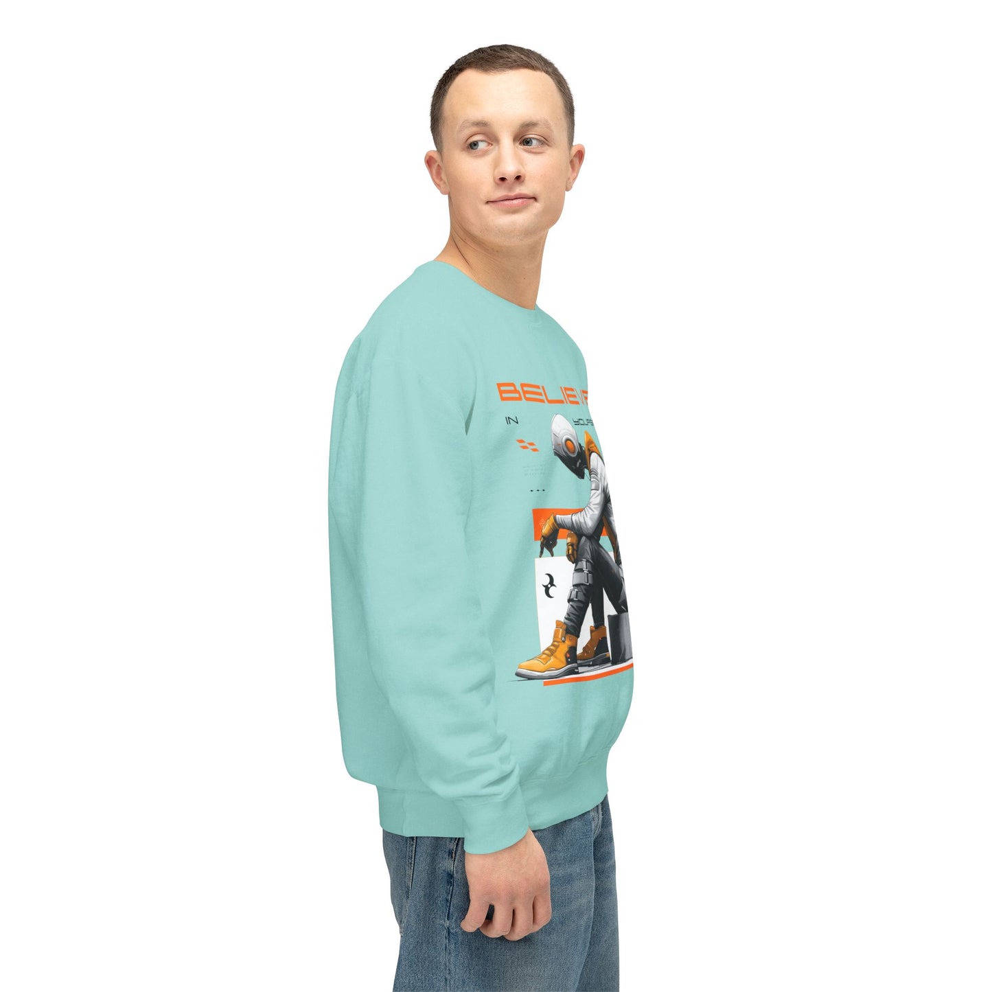 Inspirational Unisex Lightweight Crewneck Sweatshirt