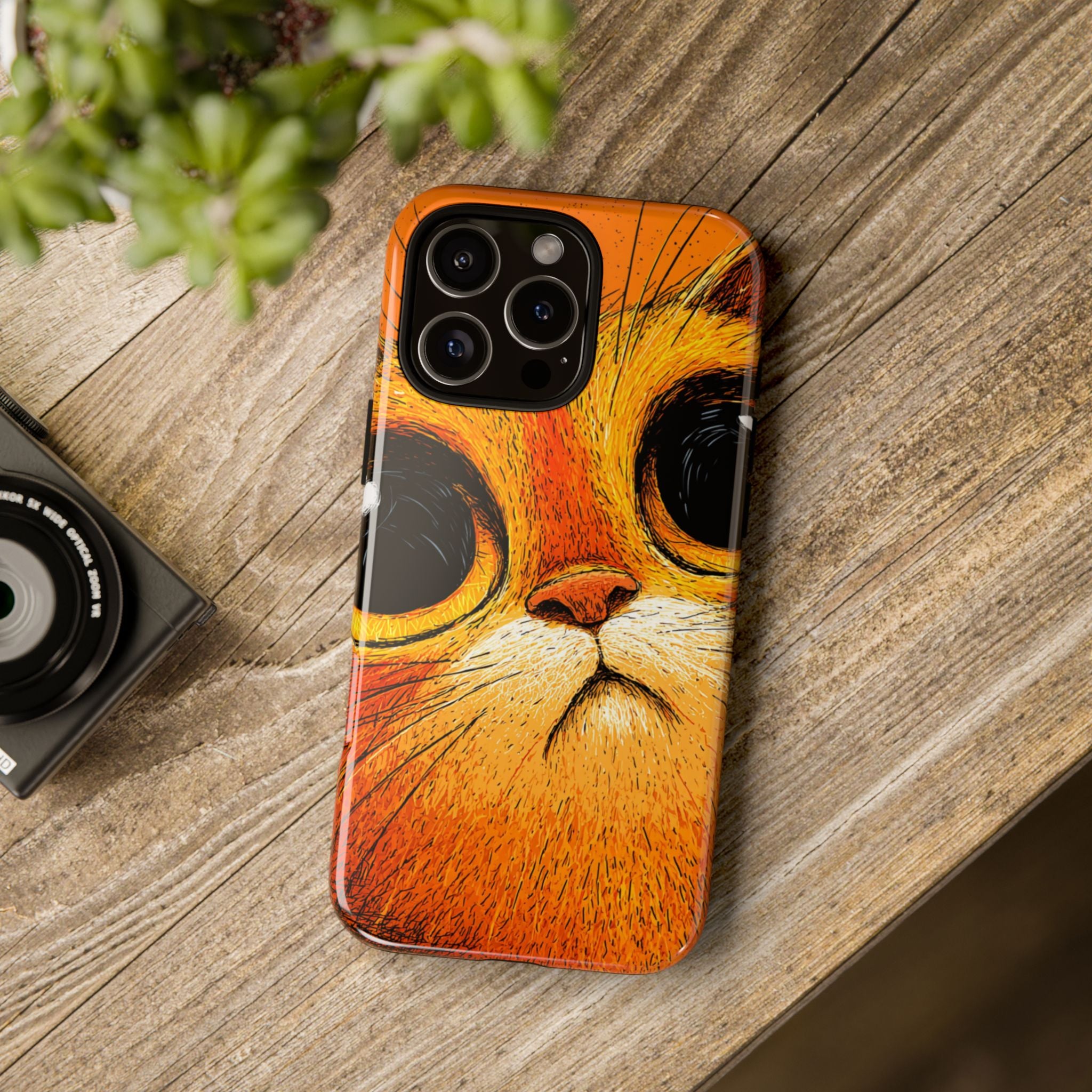Whimsical Cat Phone Case