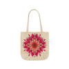 Colorful Floral Canvas Tote Bag