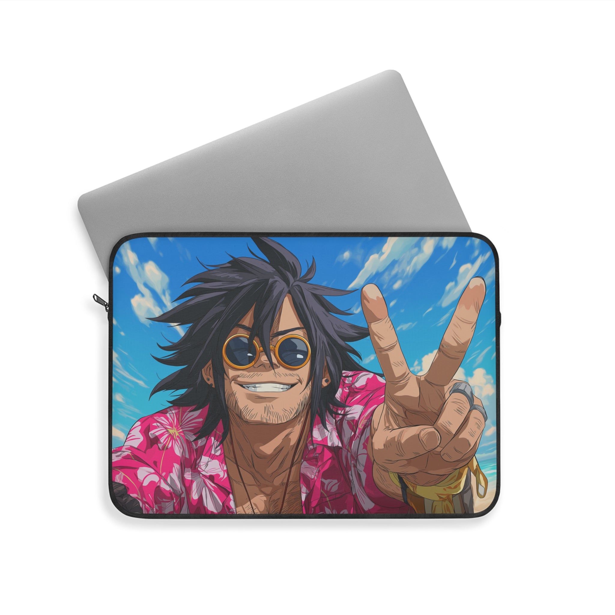 Vibrant Laptop Sleeve with Chill Vibes