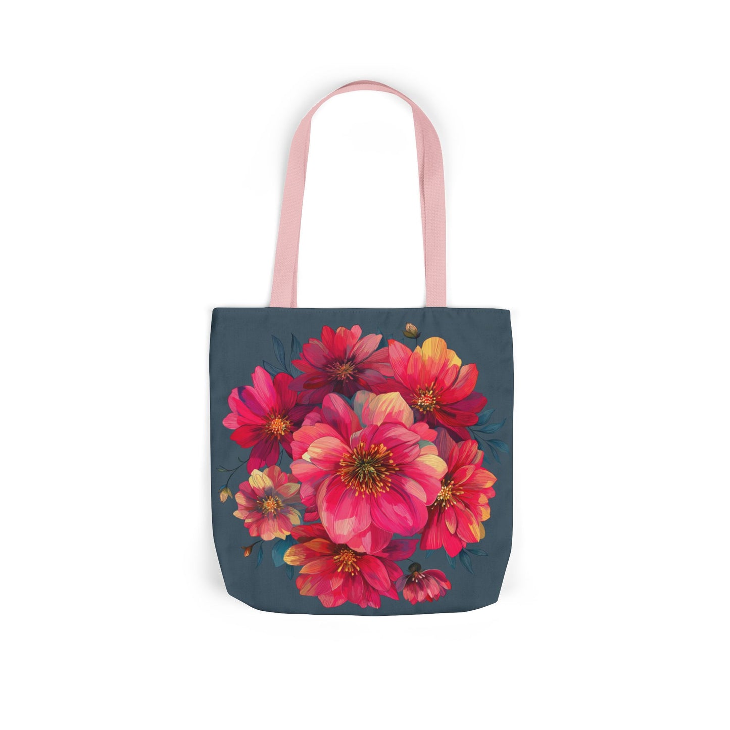 Floral Canvas Tote Bag