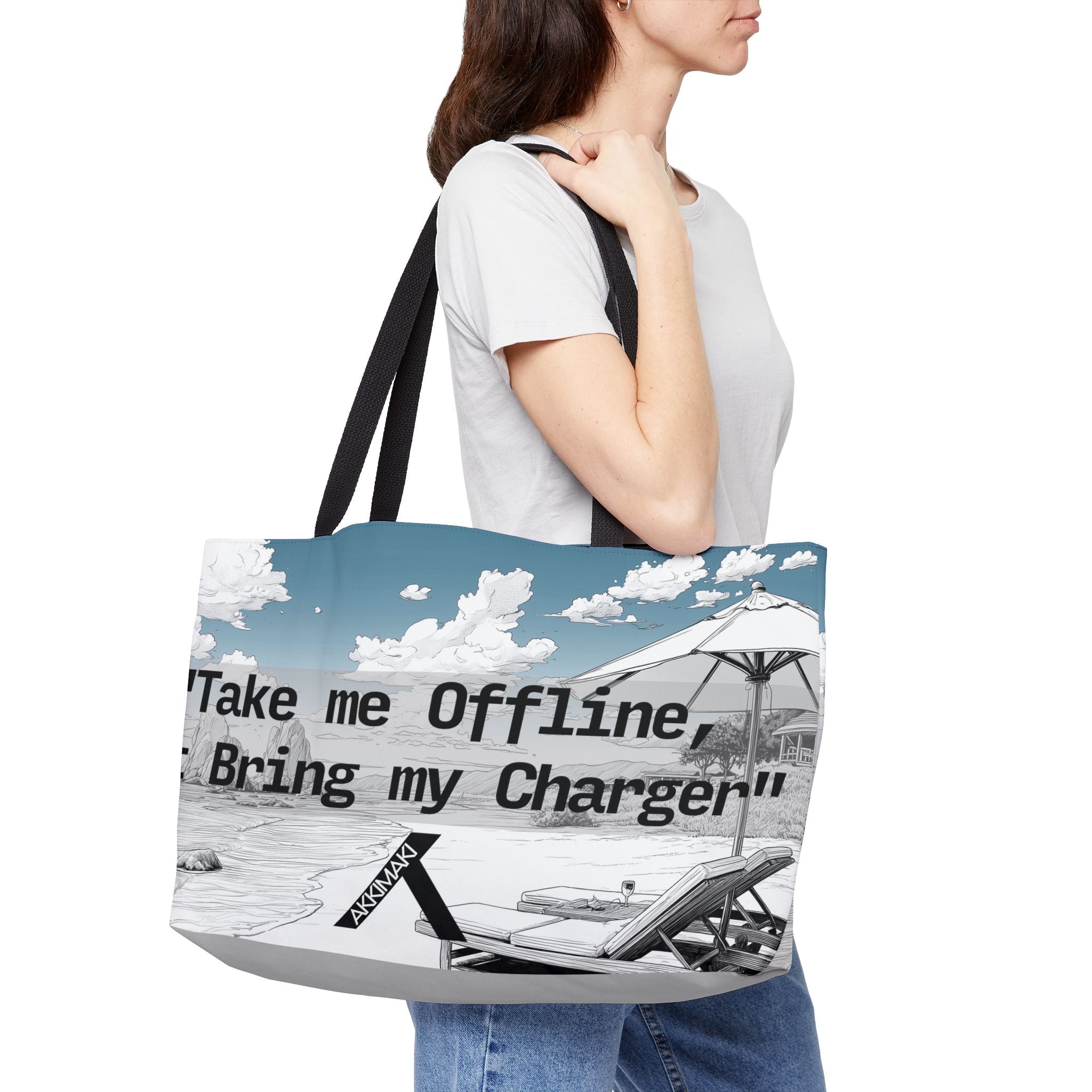 Beach-themed Weekender Tote Bag