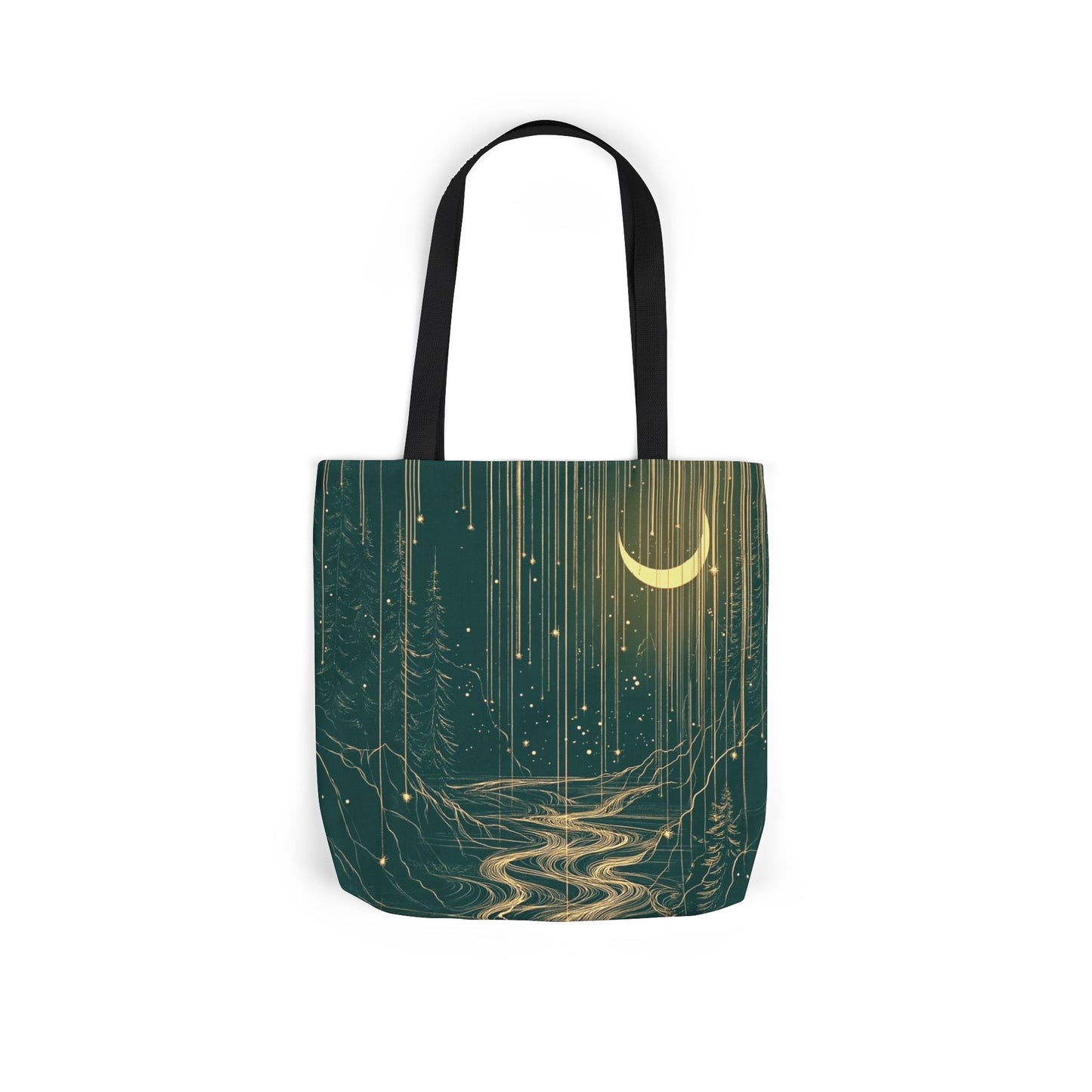 Moonlit Forest Canvas Tote Bag