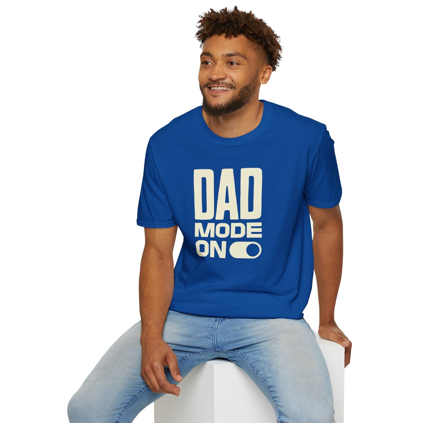 Dad Mode On Unisex Softstyle T-Shirt