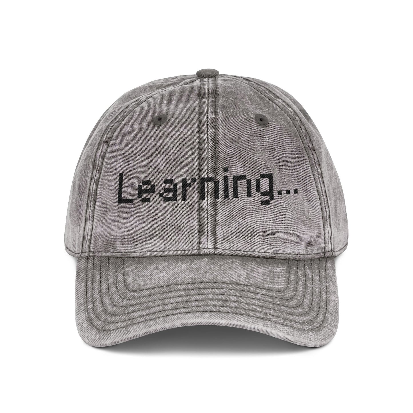 Vintage Embroidered Cap for Learning Enthusiasts