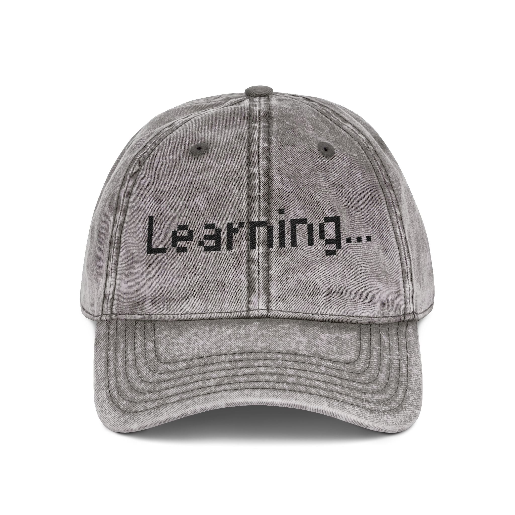 Vintage Embroidered Cap for Learning Enthusiasts