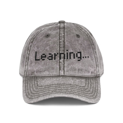Vintage Embroidered Cap for Learning Enthusiasts