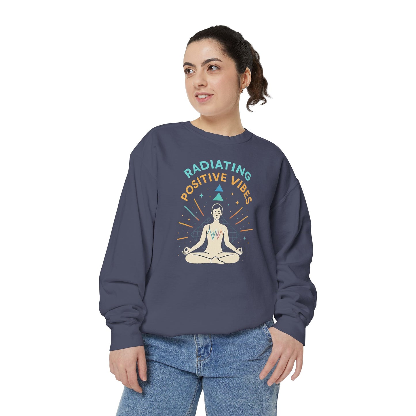 Radiating Positive Vibes Unisex Sweatshirt