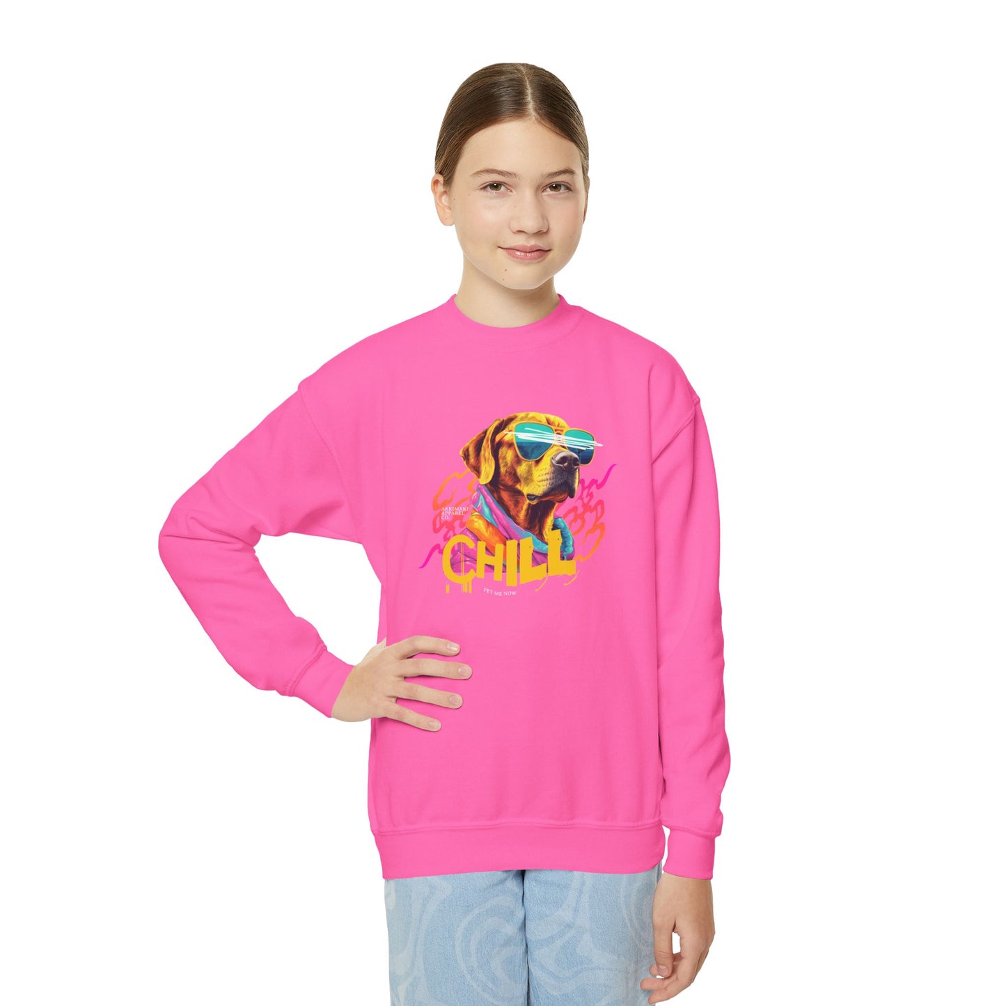 Chill Dog Youth Crewneck Sweatshirt