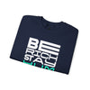 Inspirational Crewneck Sweatshirt - 'Be Rich Stay Humble'