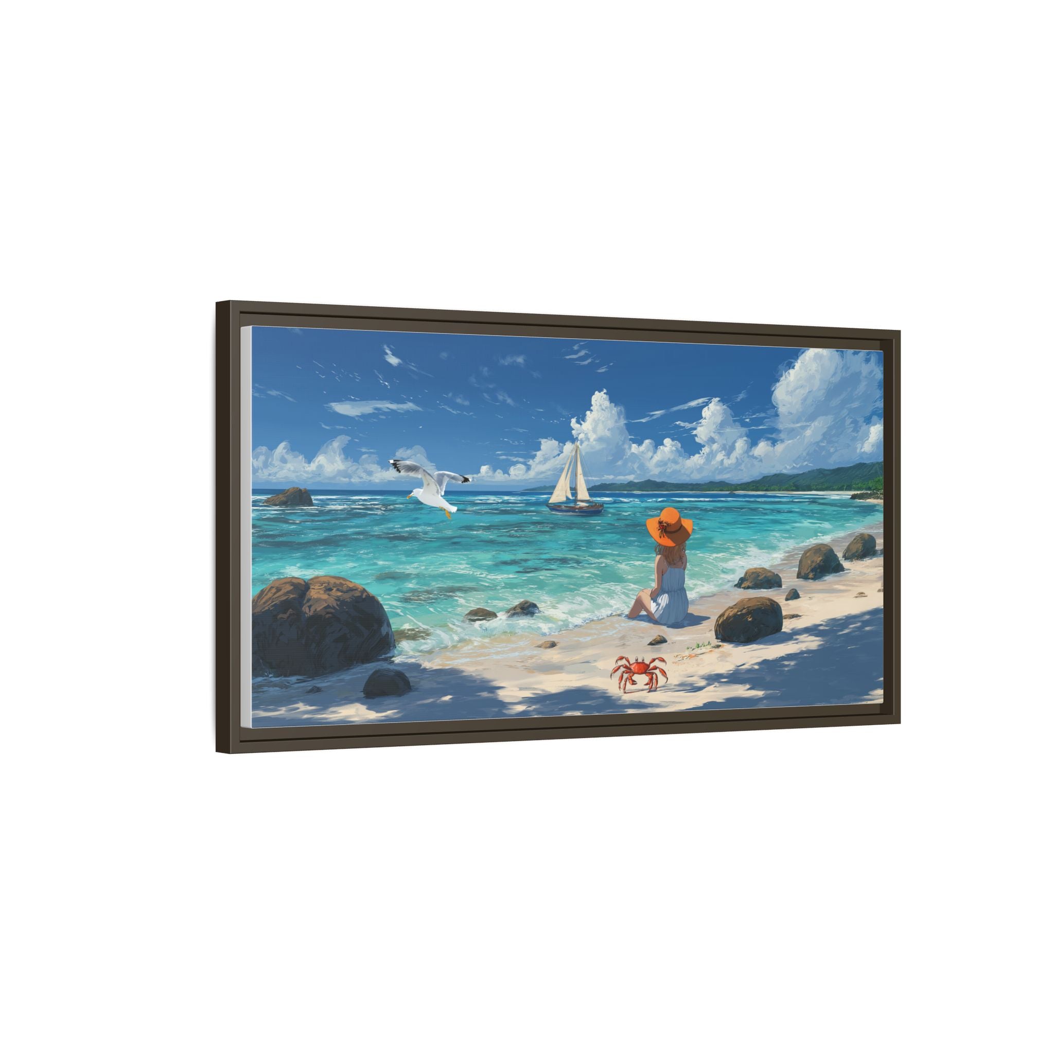 Beach Vibe Wall Art Coastal Landscape