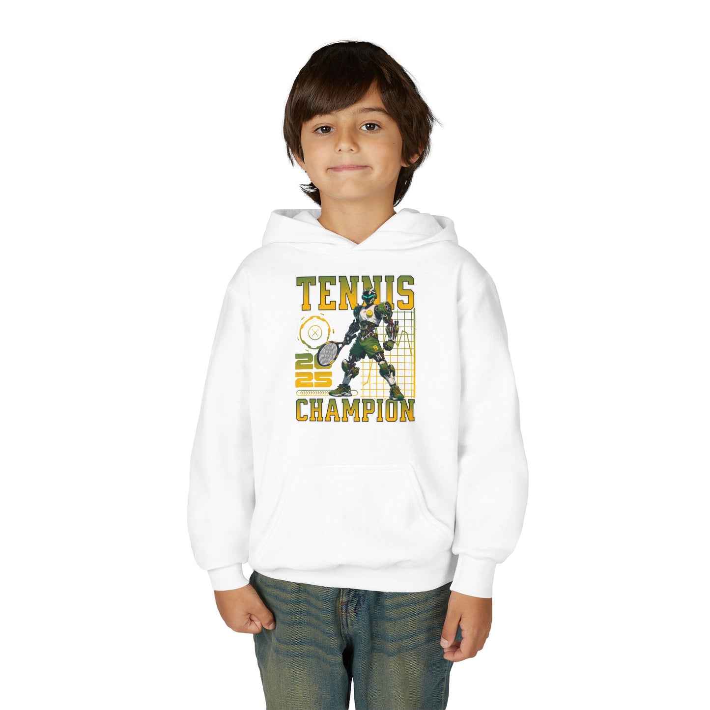 Tennis Champion Youth Hooded Sweatshirt