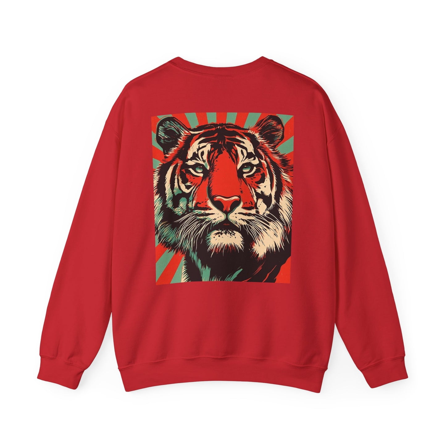Tiger Graphic Crewneck Sweatshirt