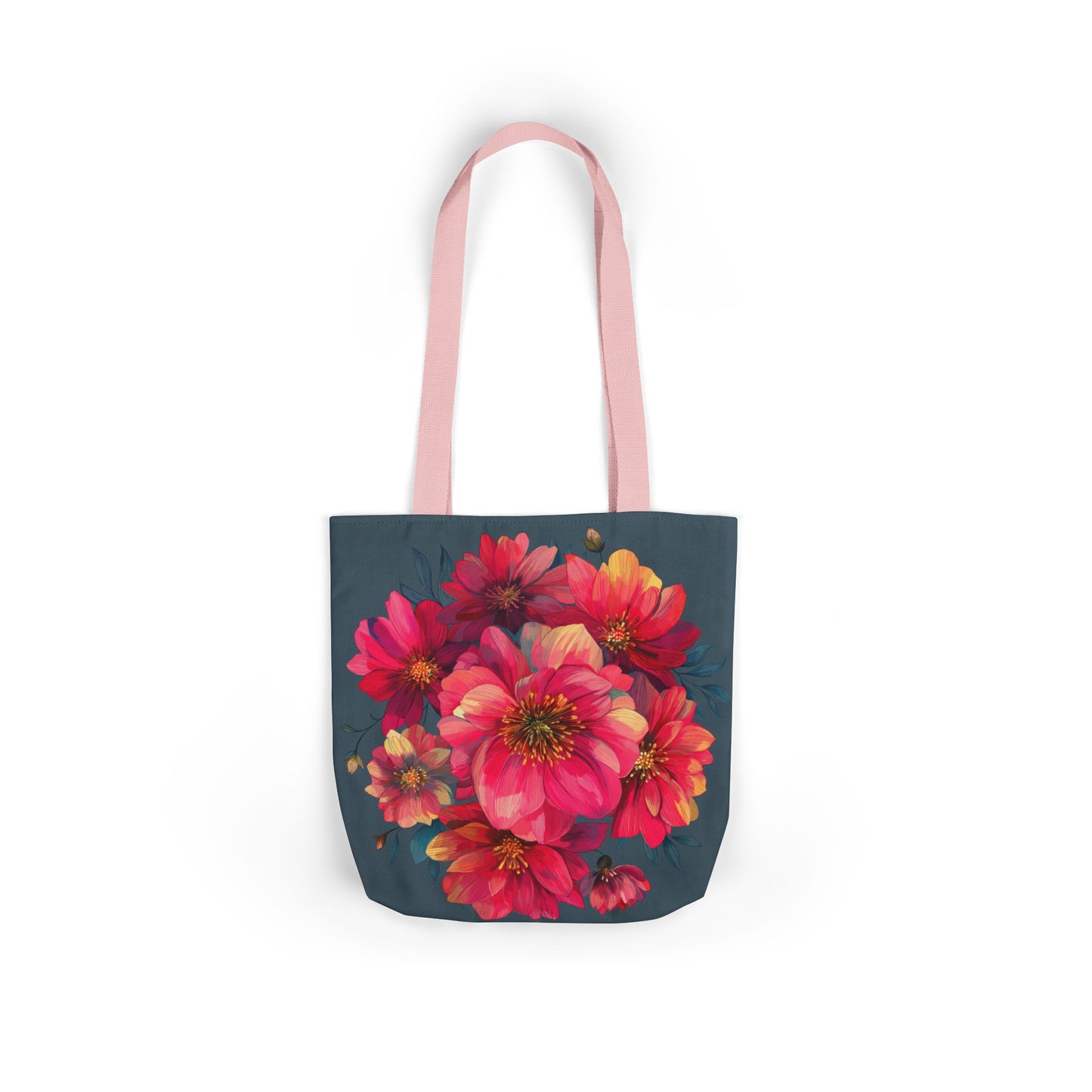 Floral Canvas Tote Bag