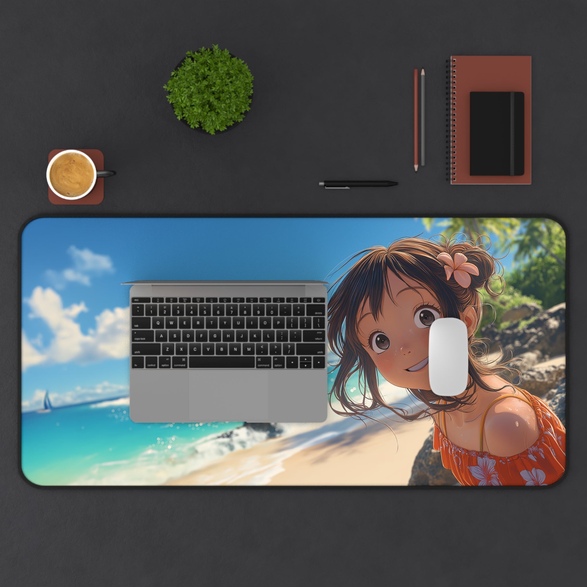 Beach Vibes Desk Mat