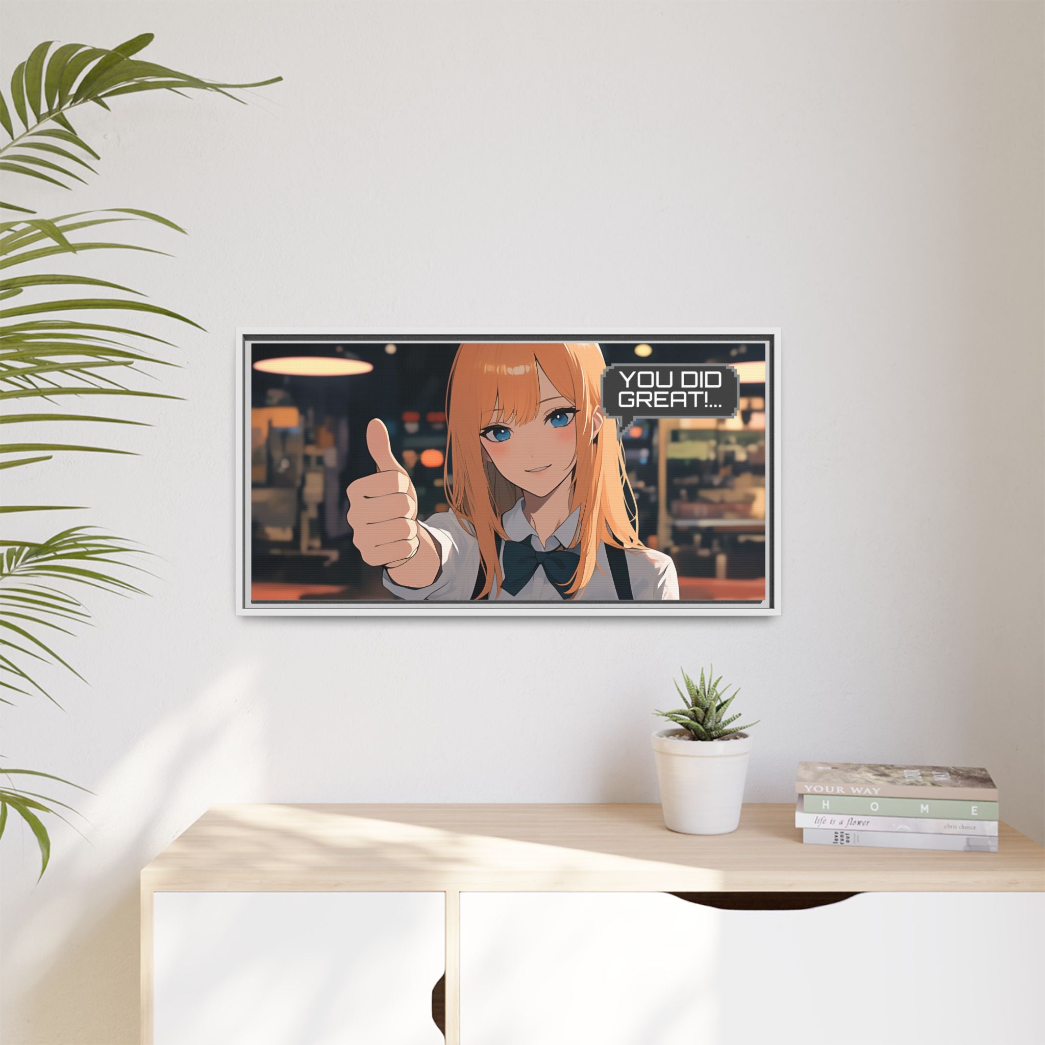 Motivational Framed Canvas Wall Art