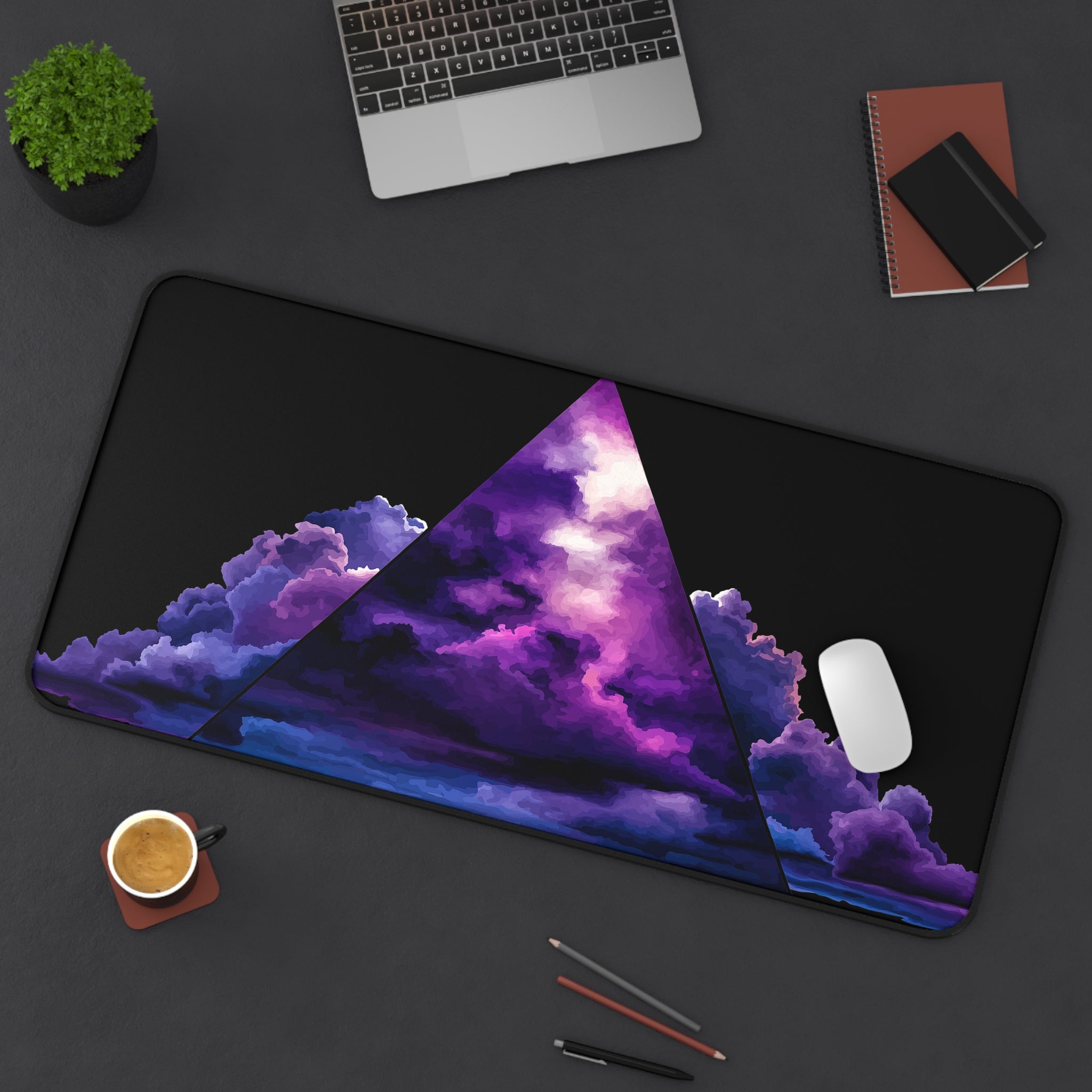 Cosmic Triangle Desk Mat