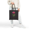 Rose Design Cotton Canvas Tote Bag