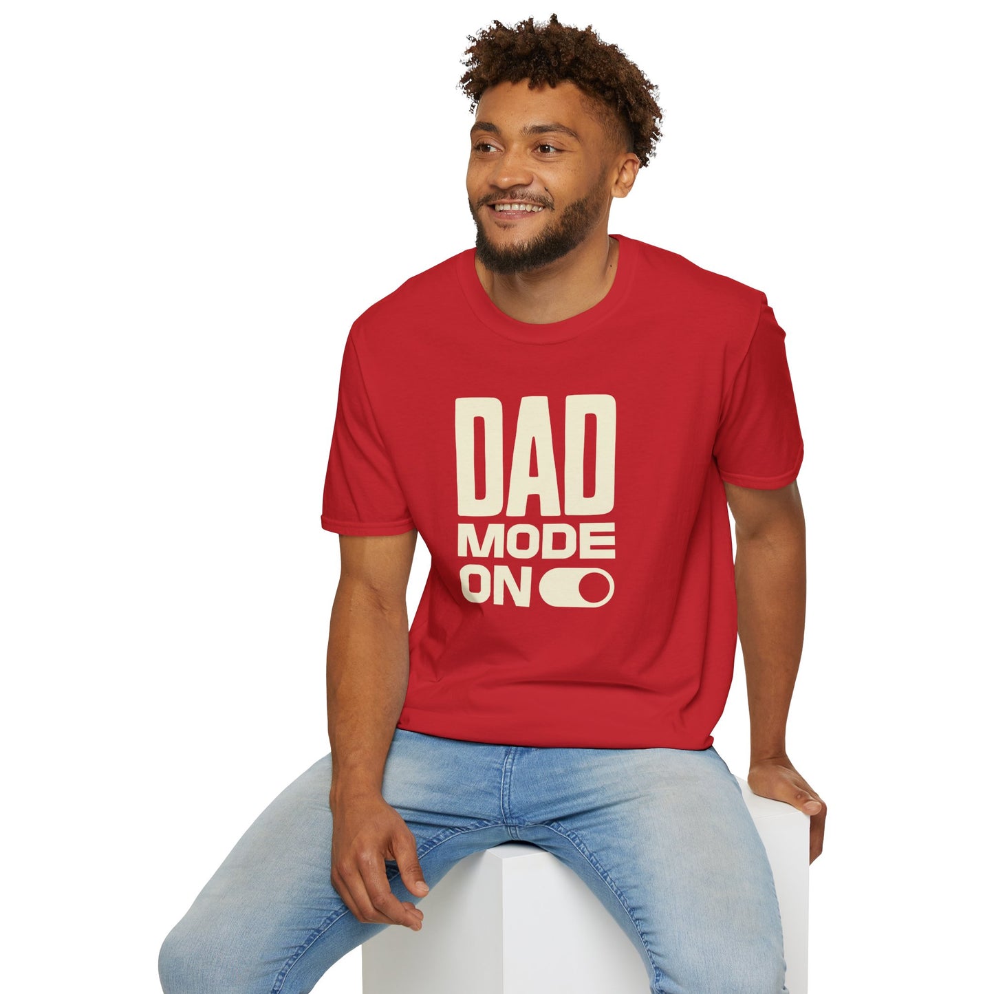 Dad Mode On Unisex Softstyle T-Shirt