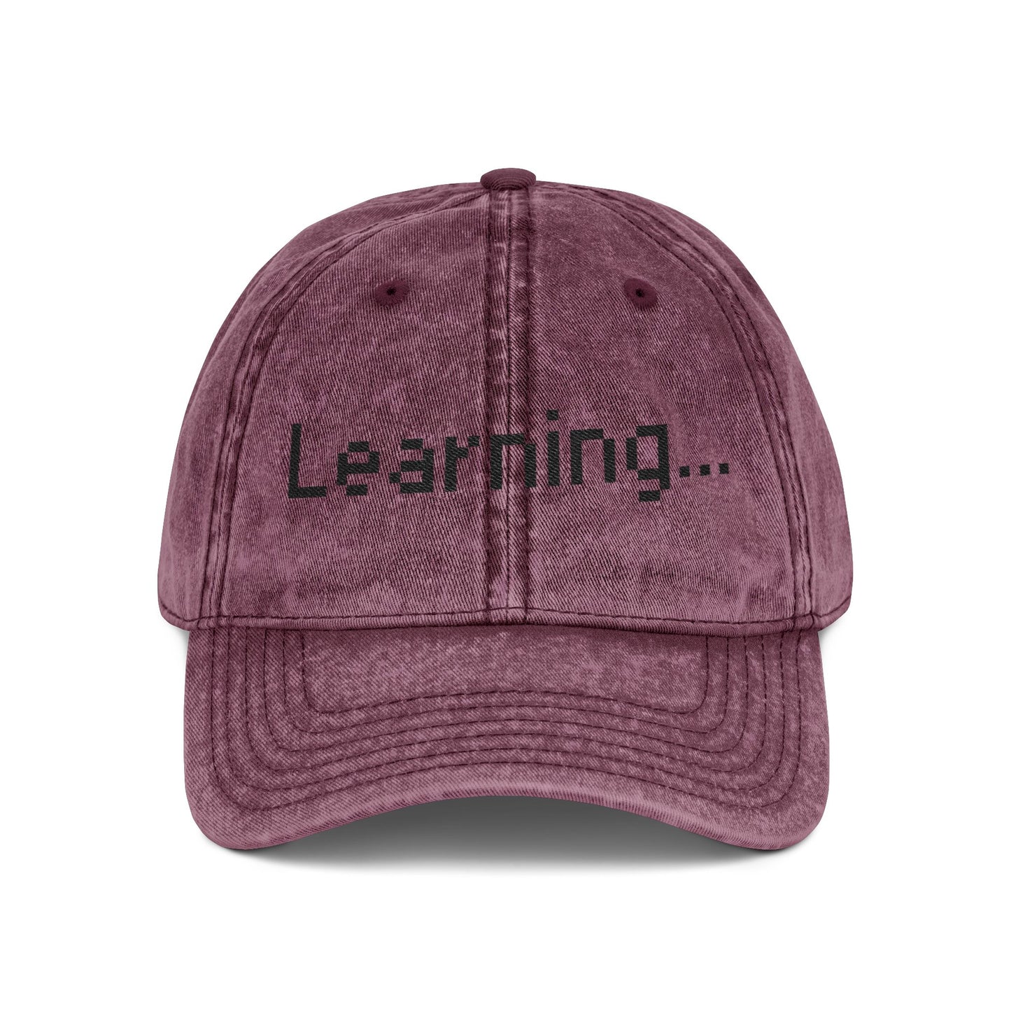 Vintage Embroidered Cap for Learning Enthusiasts