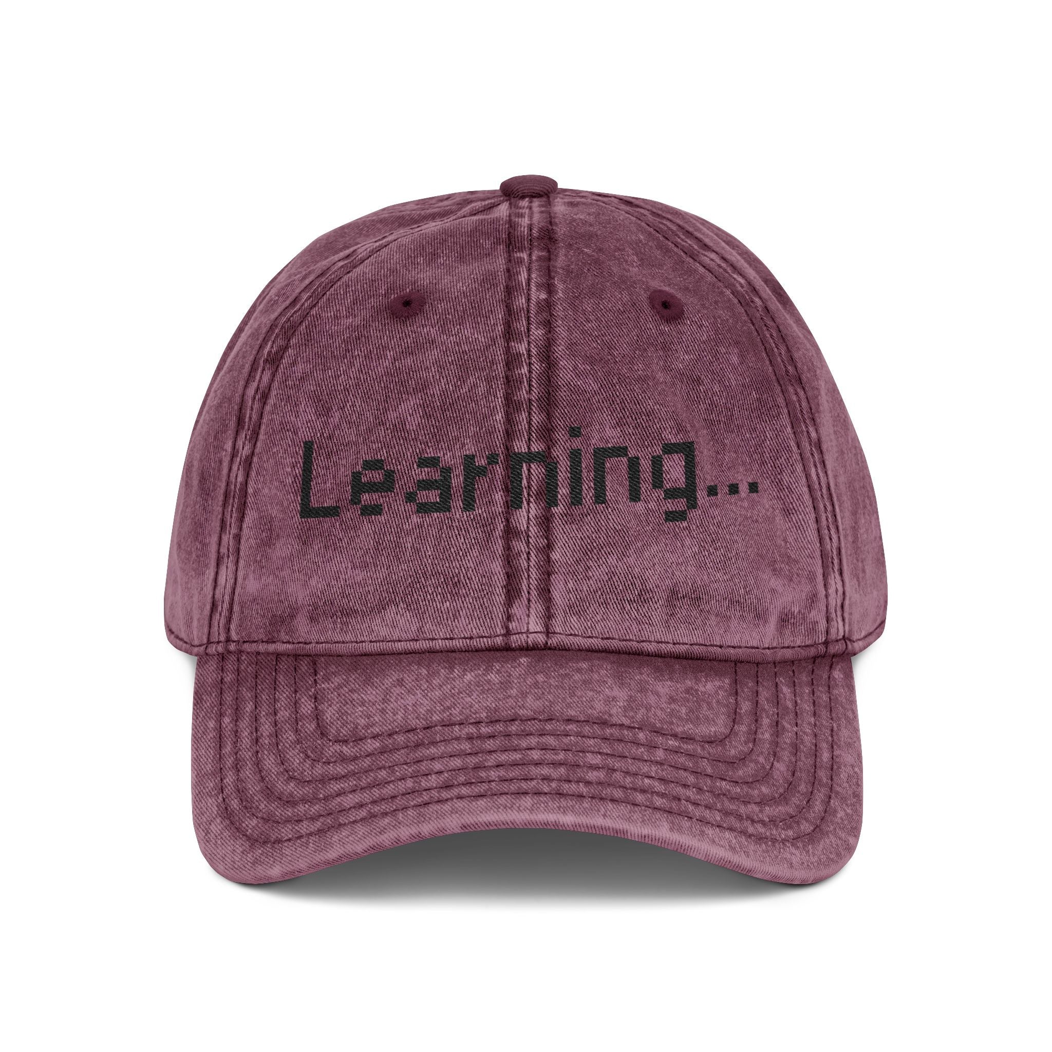 Vintage Embroidered Cap for Learning Enthusiasts