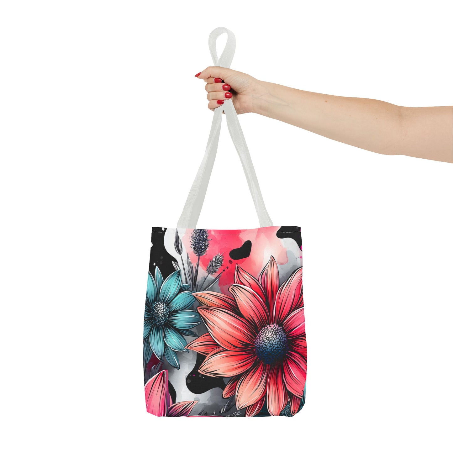 Vibrant Floral Tote Bag