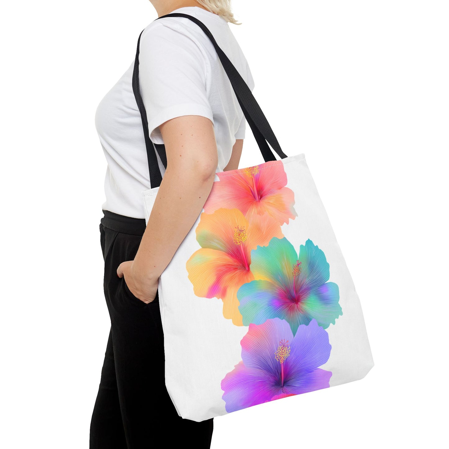 Vibrant Floral Tote Bag