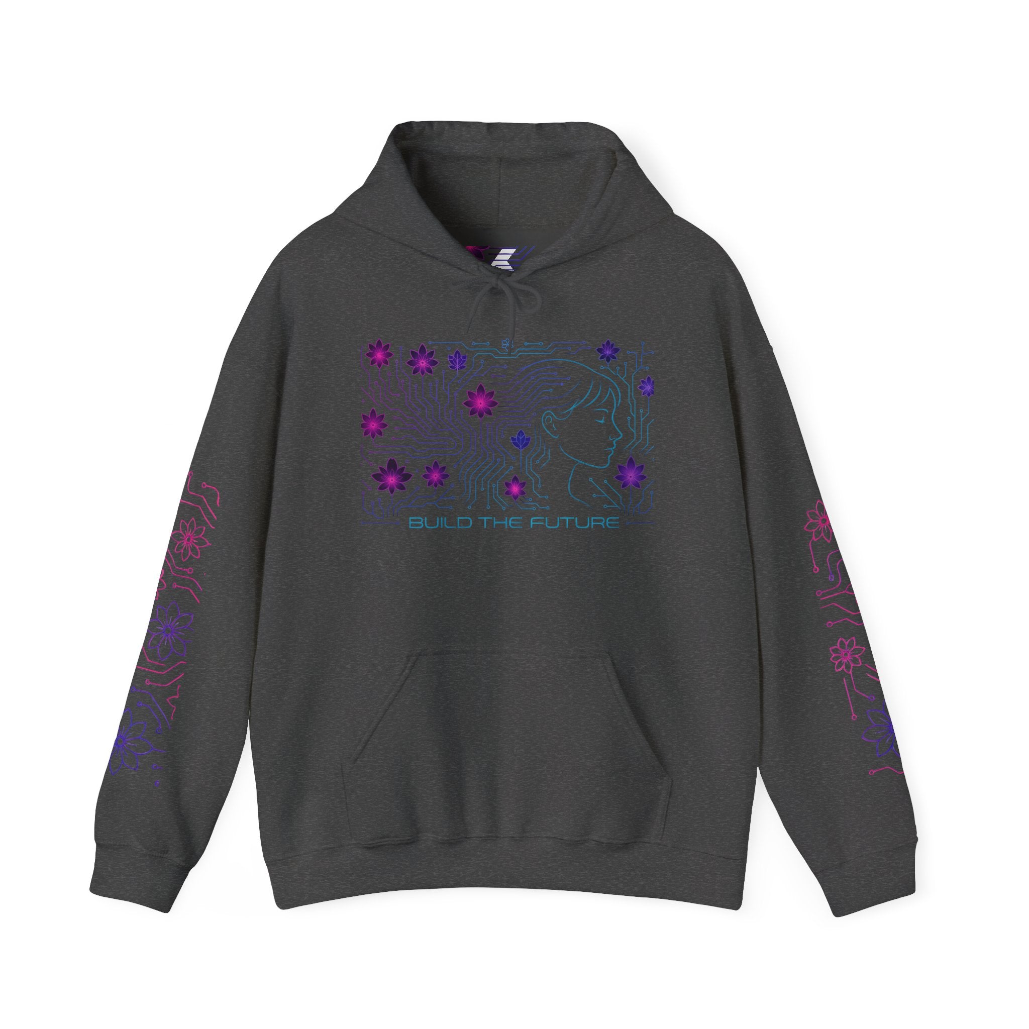 Floral Graphic Hooded Sweatshirt