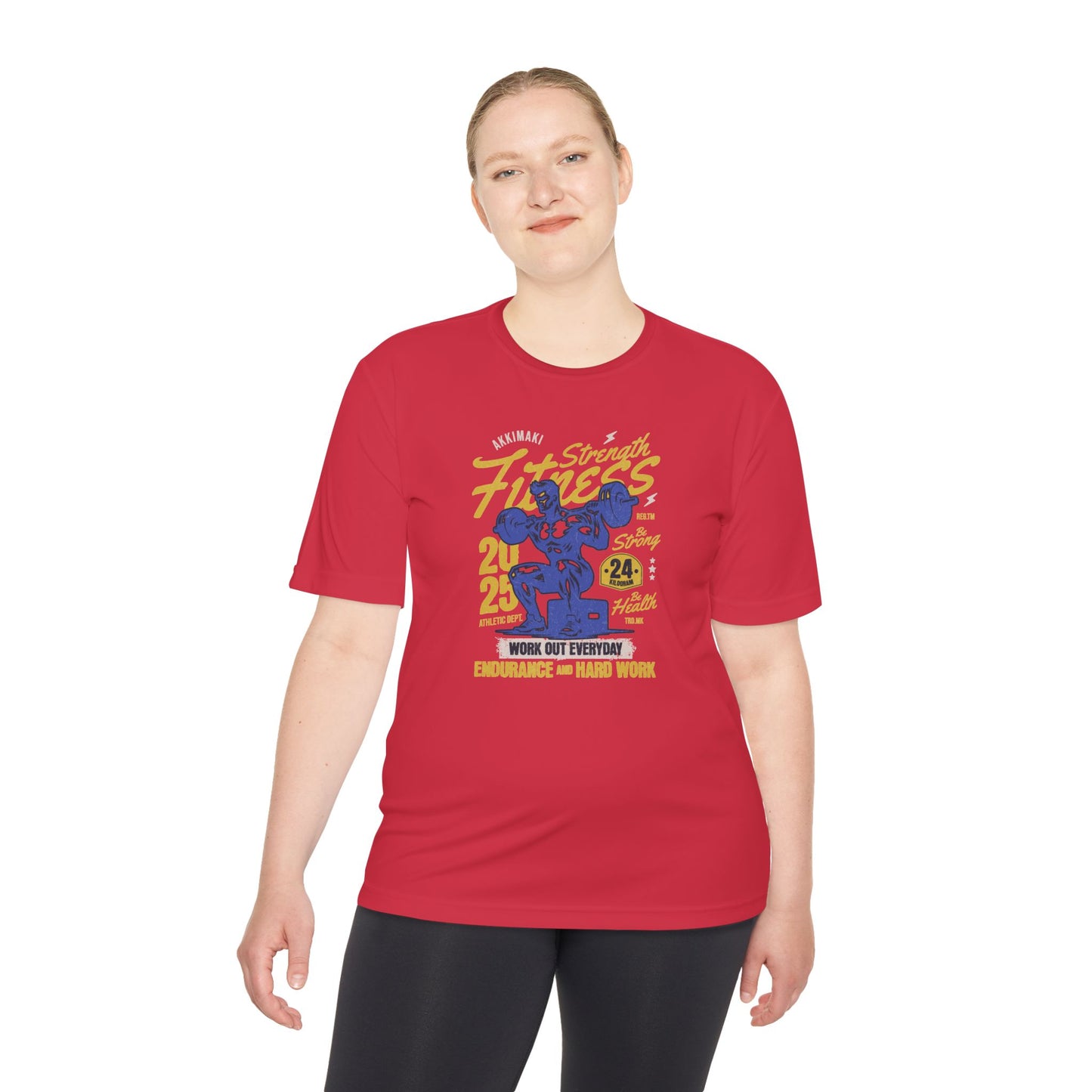 Strength Fitness Unisex Moisture Wicking Tee
