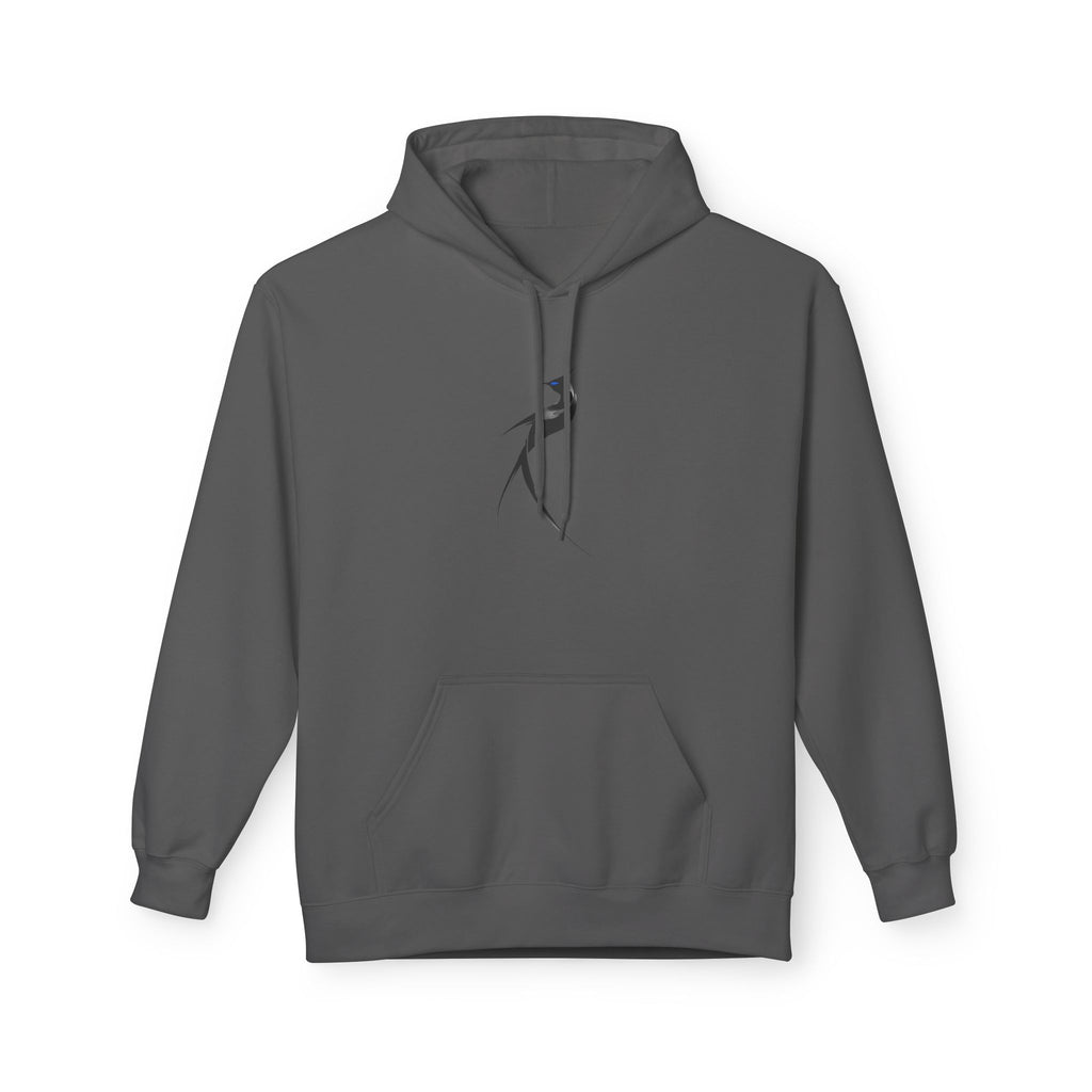 Minimalist Archer Hooded Sweatshirt — Small Raven Graphic Hoodie