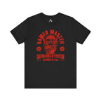 Ramen Master graphic tee featuring whimsical design on a black unisex jersey short sleeve shirt.