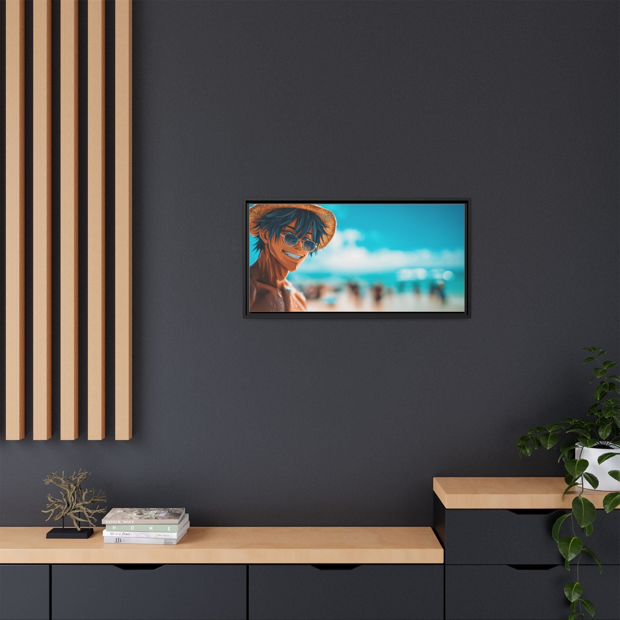Framed Beach Vibes Canvas Art