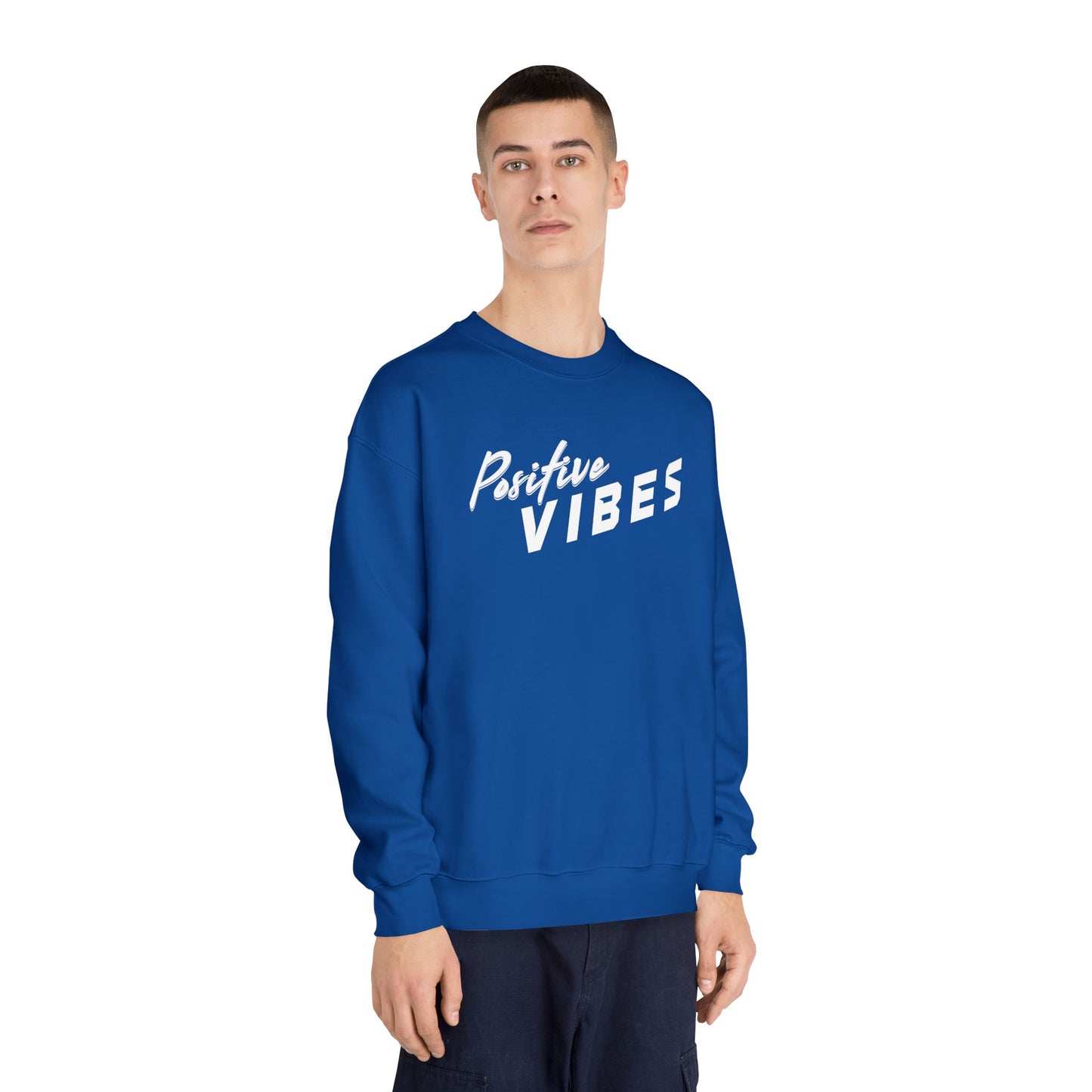 Positive Vibes Unisex Crewneck Sweatshirt